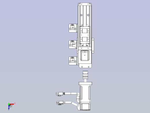 kk50-150A1-F0带MSMD012G1A电机俯视缩略图