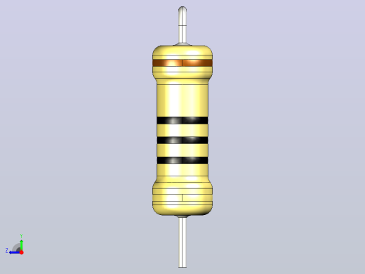 电阻器组RES_AV_3W_150mil_0R_5%右视缩略图
