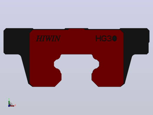 滑块HGW30HA（HIWIN）前视缩略图