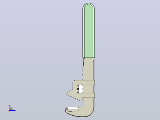 老式扳手管钳左视缩略图
