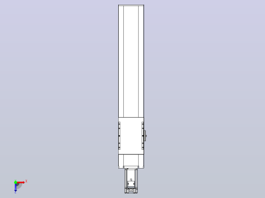 滚珠丝杠直线轴带导轨全封闭TPA-HCR-120D-1610C-L500-M-C-P40-N3俯视缩略图