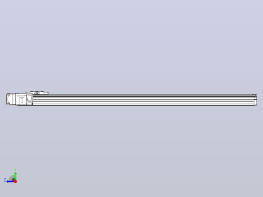 滚珠丝杠直线轴内置导轨TPA-GCR-40-1210C-L750-ML-M10-N3右视缩略图