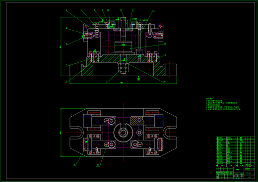 左支座零件夹具加工工艺设计（SW+CAD+说明书+工艺卡）缩略图