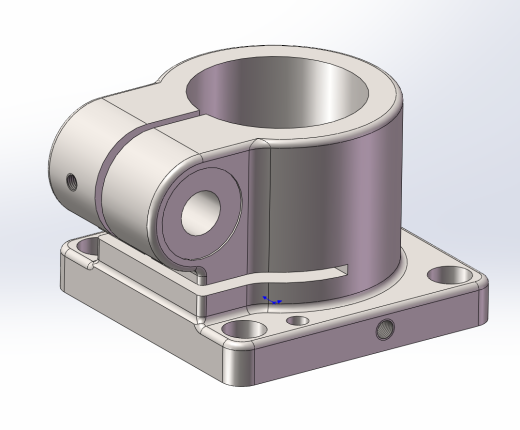 左支座零件夹具加工工艺设计（SW+CAD+说明书+工艺卡）缩略图