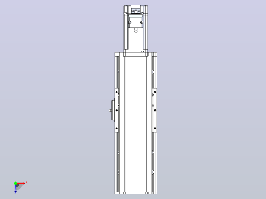 日规模组半封闭丝杆TPA-HNR-105D-1610C-L100-M-C-P40-N3俯视缩略图