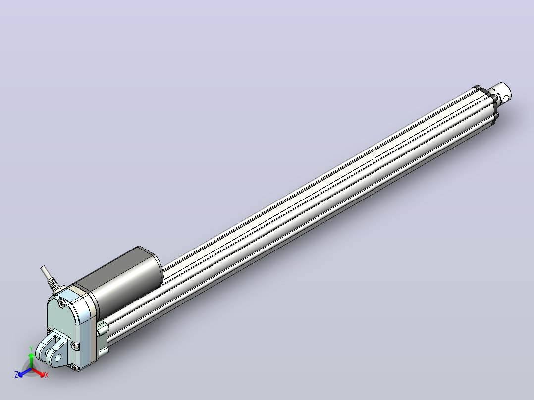 电动推杆3000N(ZJWSN-A2)[ZJWSN-A2-S450]主视图