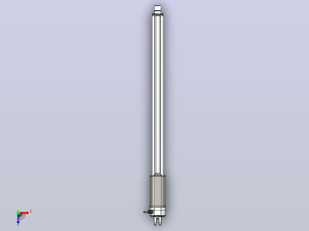 电动推杆3000N(ZJWSN-A2)[ZJWSN-A2-S450]俯视图