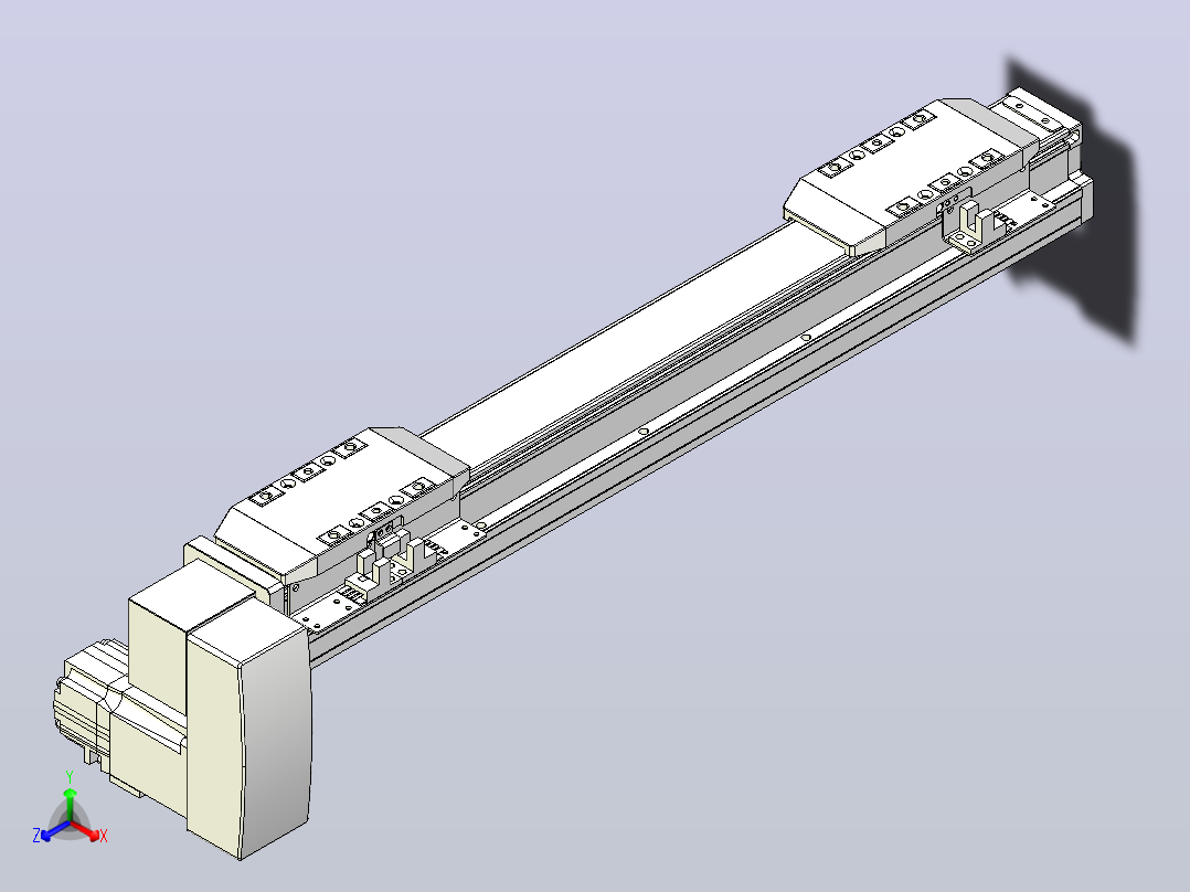 皮带直线轴双滑块型TPA-GCBS-50-P42-L100-RP-M10-N3主视图