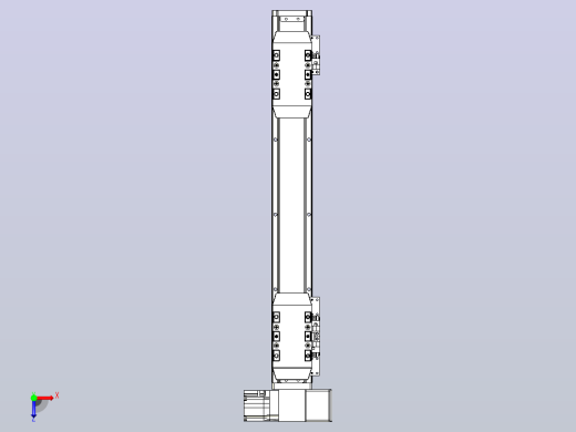 皮带直线轴双滑块型TPA-GCBS-50-P42-L100-RP-M10-N3俯视缩略图