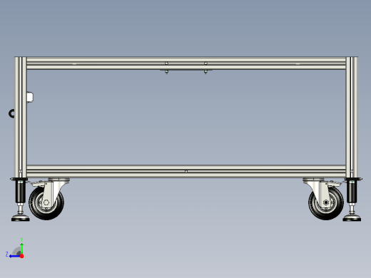 铝型材模块化装配推车右视缩略图