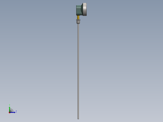 WSS-311双金属温度计φ6×450左视缩略图