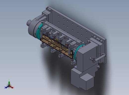 A18-精密液压工装夹具正等轴测缩略图