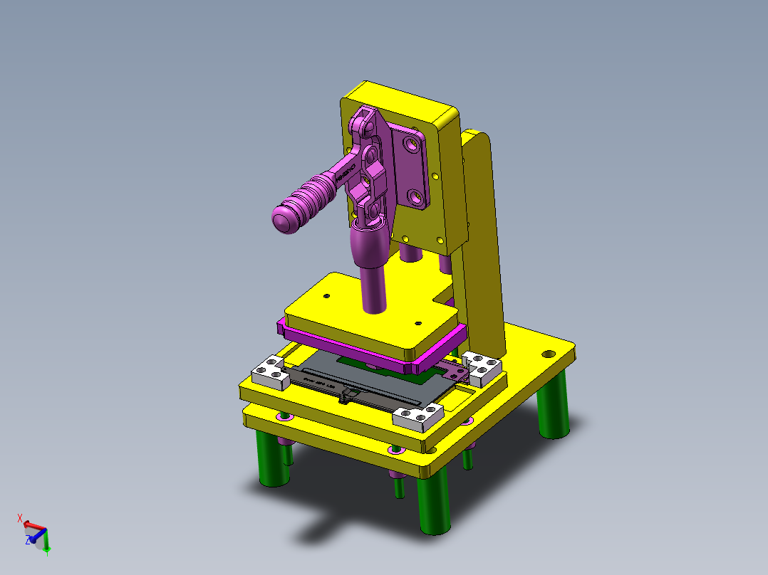 触摸板组装治具sw16可编辑