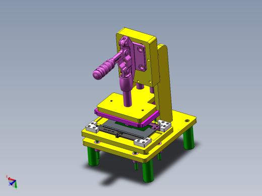 触摸板组装治具sw16可编辑