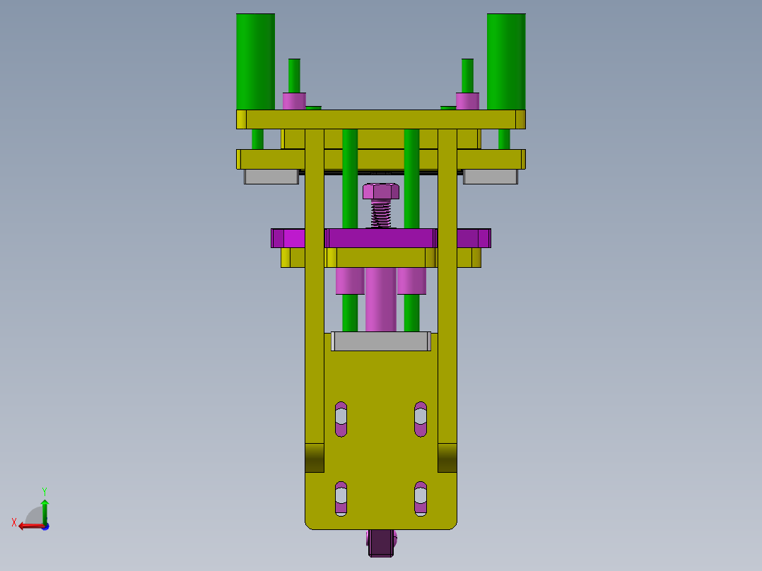 触摸板组装治具sw16可编辑后视图