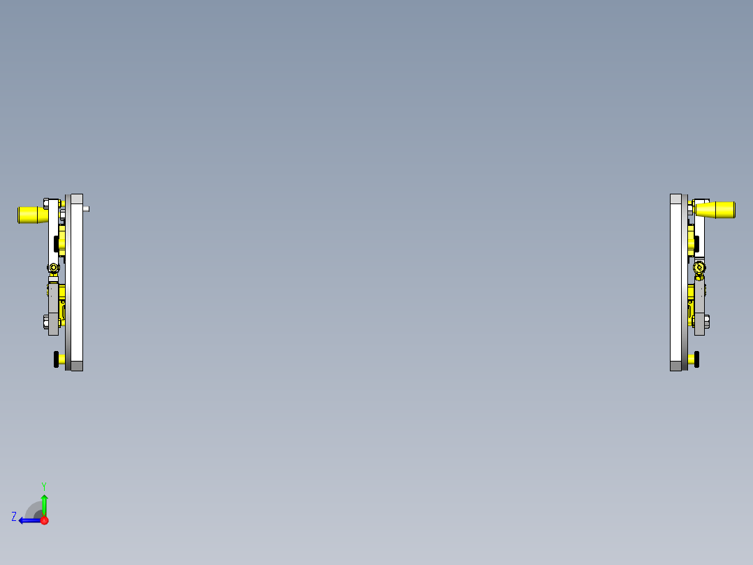 软管导向组件右视图