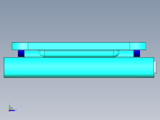 蓝色的mp3模型左视缩略图
