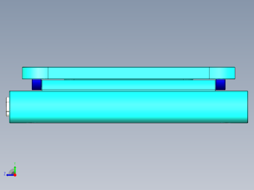 蓝色的mp3模型右视缩略图