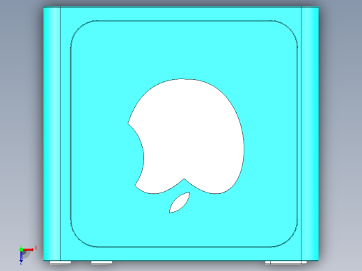 蓝色的mp3模型俯视缩略图