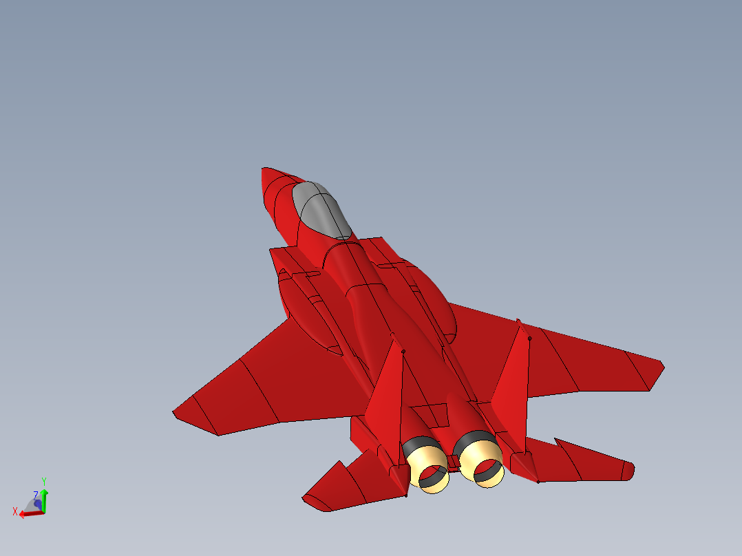 我的第一架飞机3d模型