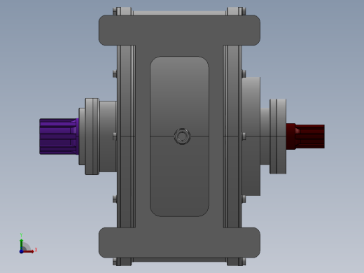 KS行星齿轮箱3D数模图纸 STP格式