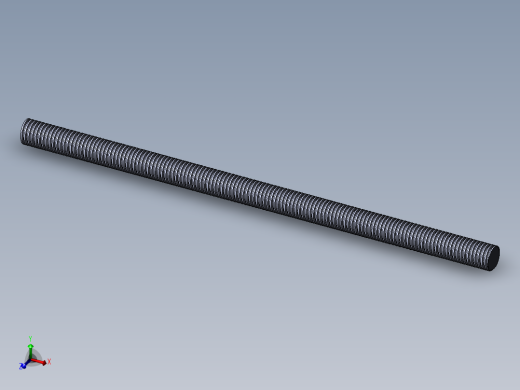 公制 （ISO） 梯形螺钉-TR10x1.5x200.SLDPRT