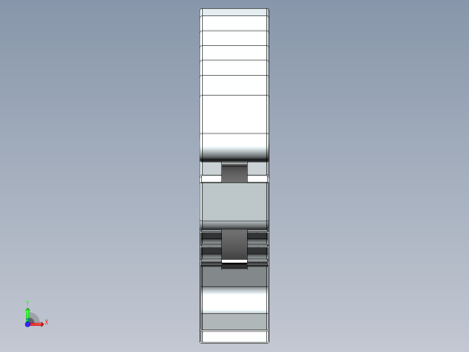 斗式提升机皮带斗--stl igs obj前视缩略图