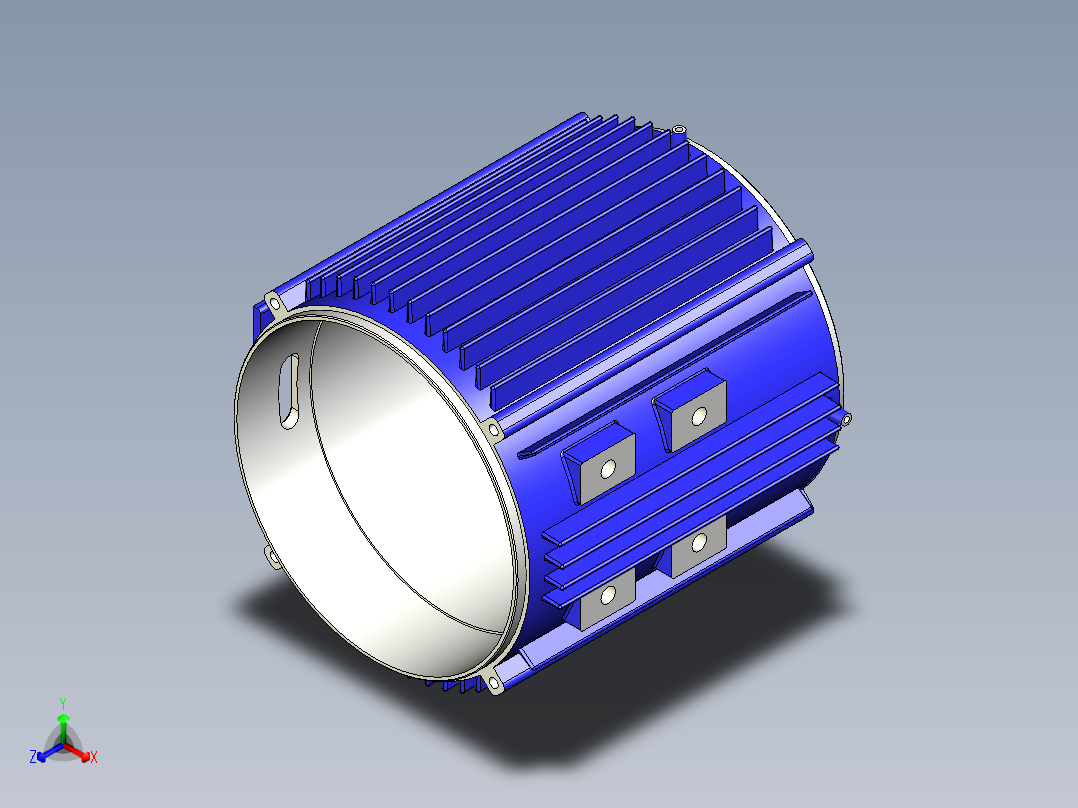 交流异步电动机主视图