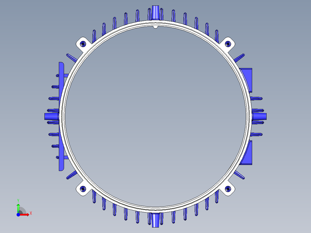 交流异步电动机前视图