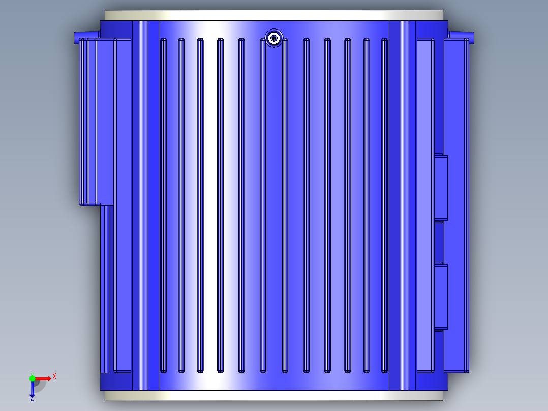 交流异步电动机俯视图