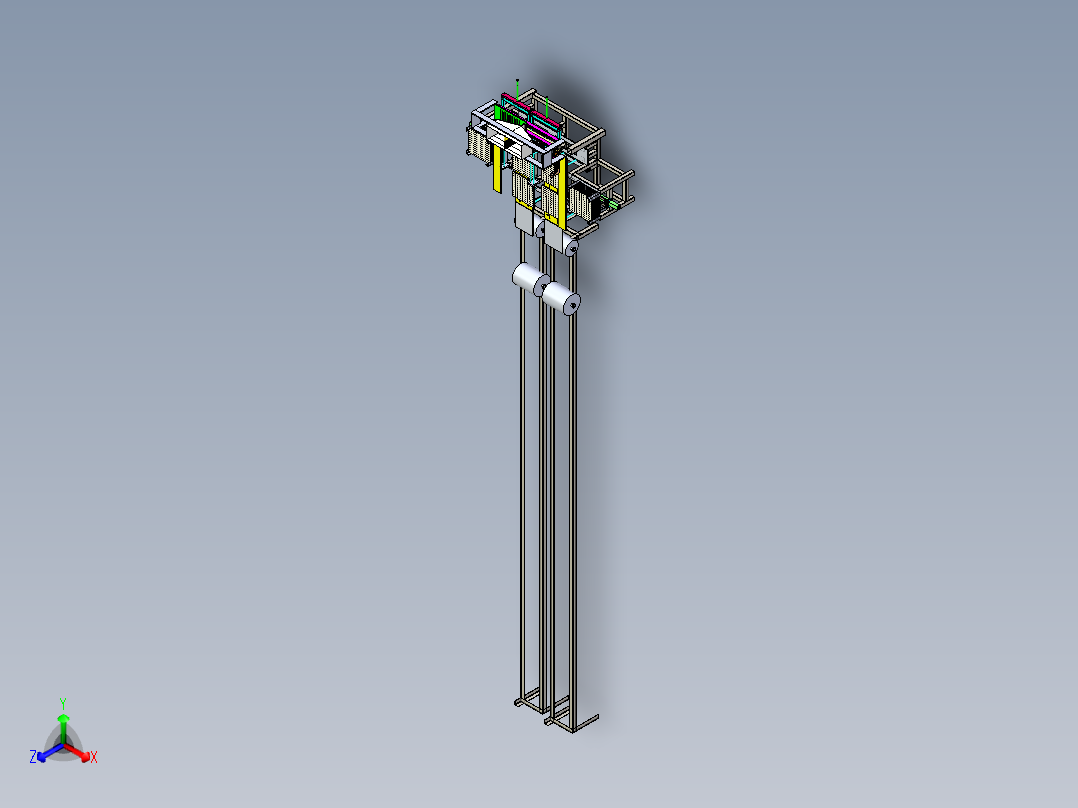 筷子自动下料入托机