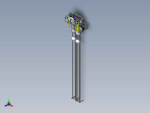 筷子自动下料入托机