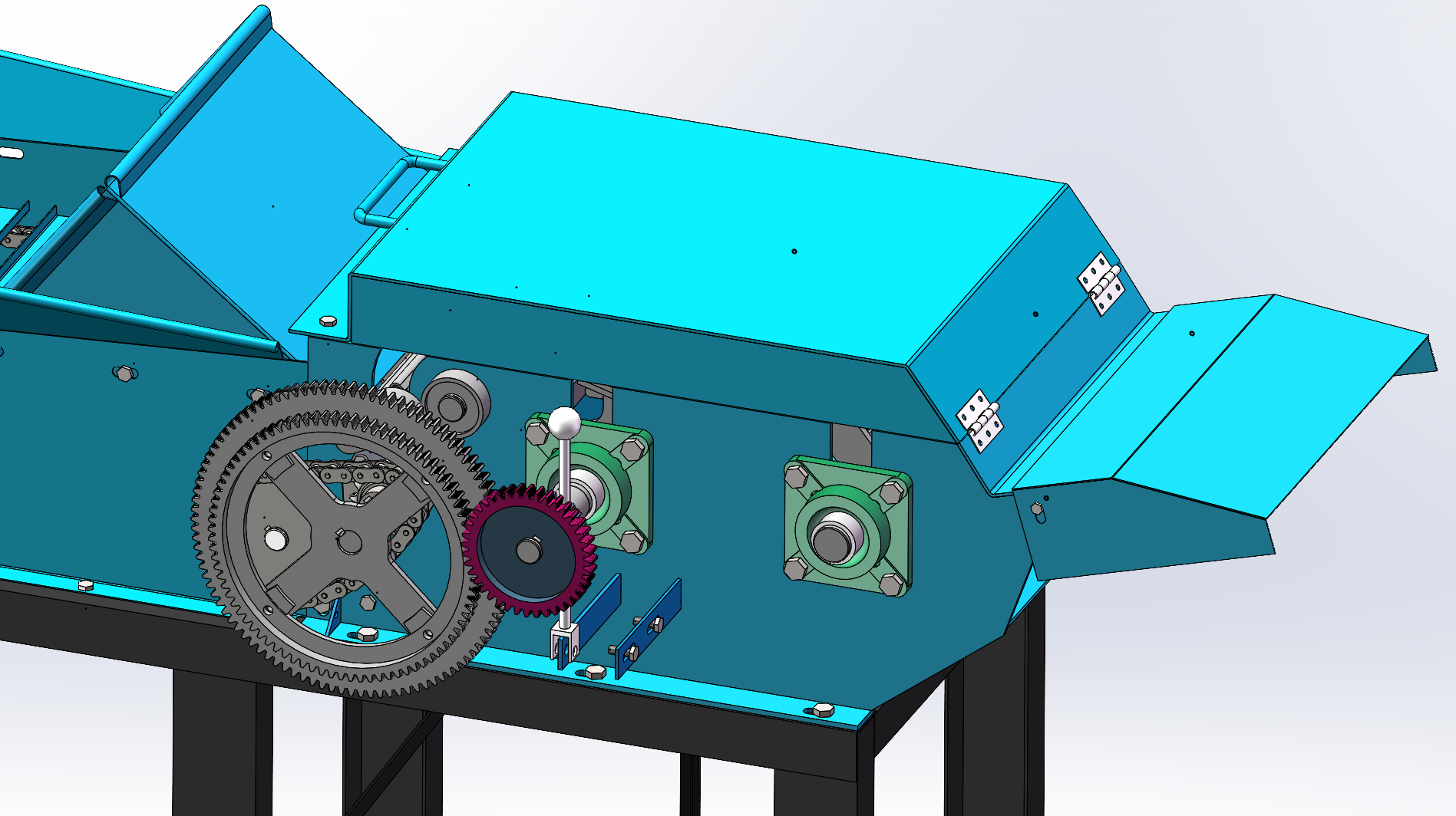 6.5T 新型柔丝铡草机三维图+二维=1243926==600
