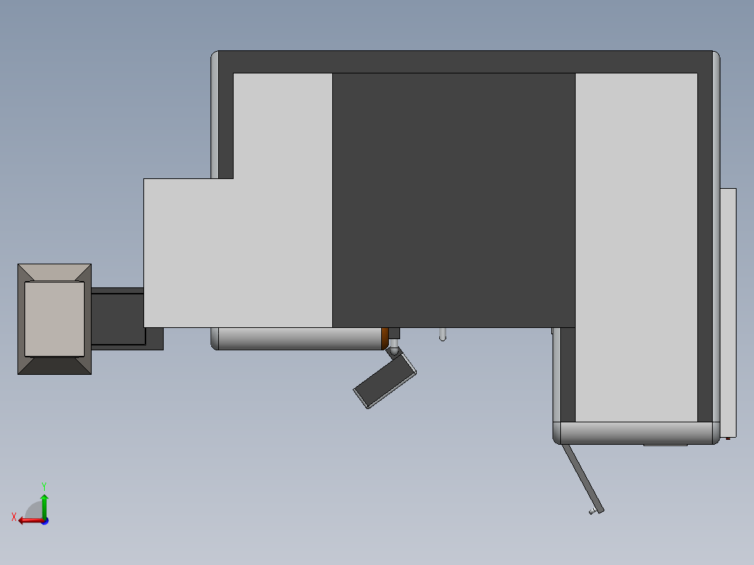 mazak-i200复合加工中心外壳后视图