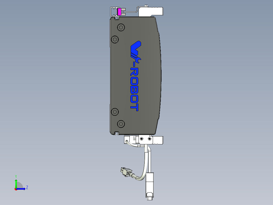 威洛博VL系列3d模型模组VL22H2Y-S1000左视图