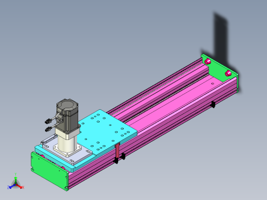东锦齿条传动DH210G-L167-S550-BU-减速机+P750W