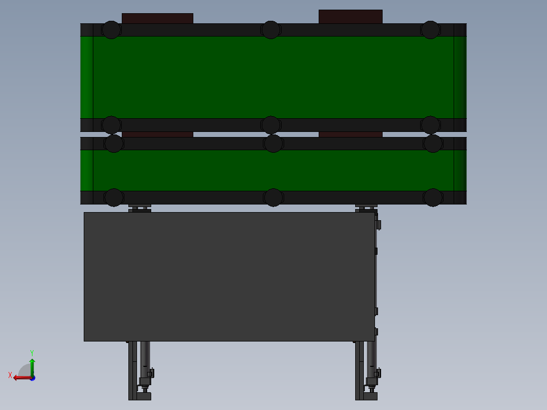 纸箱自动包装机（设备）后视图