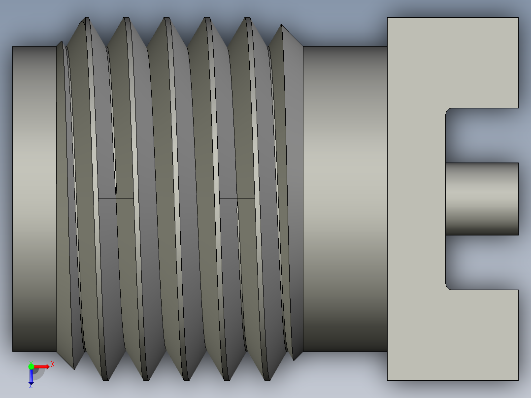 SMA接口66俯视图