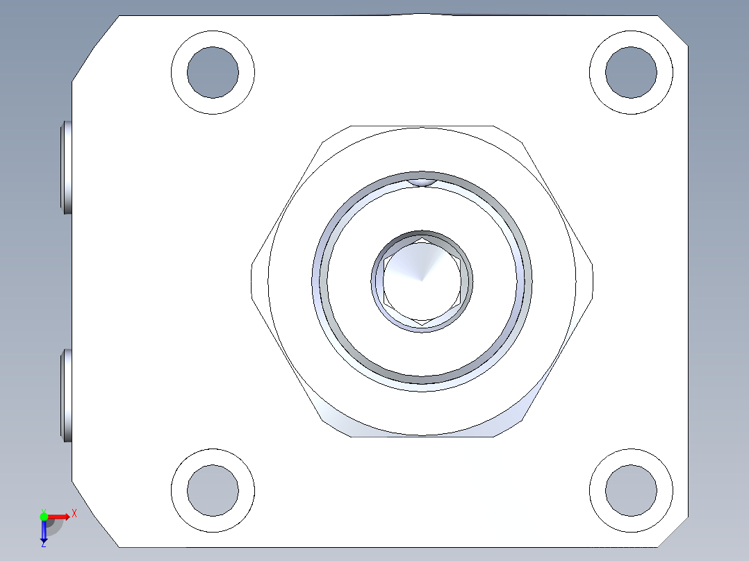KOSMEKLHA0650-GL-Q15多系列多零件图纸模型俯视图