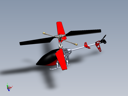 直升飞机 飞机模型设计