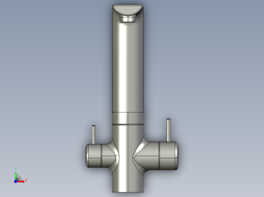 厨房水龙头前视图