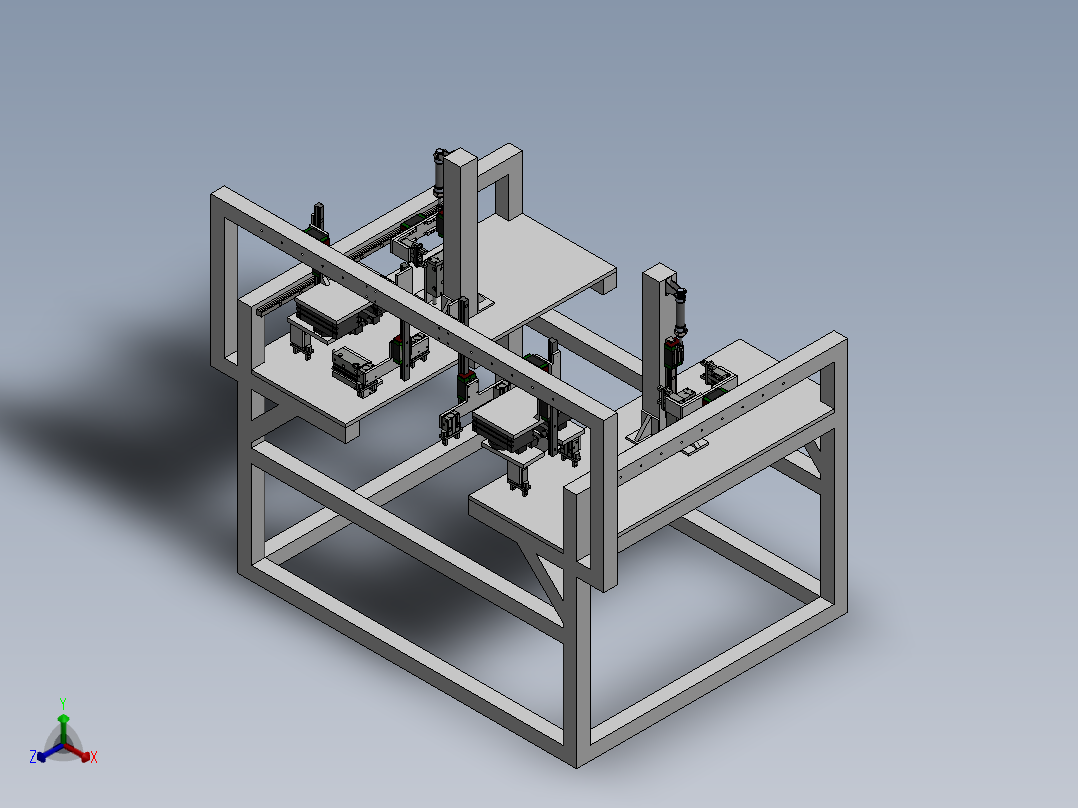 模型汇总正等轴测图