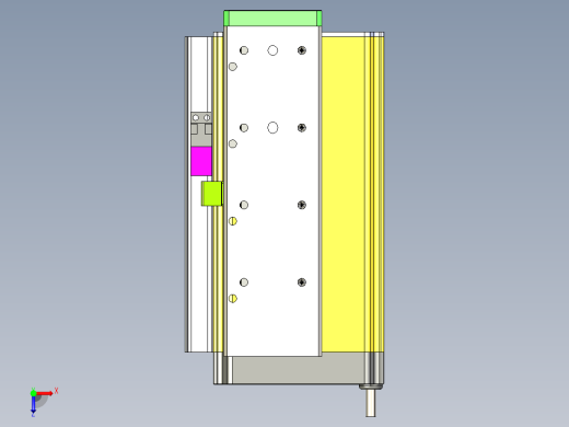 威洛博LES小滑台LES25-Lxx-S100-BL俯视缩略图