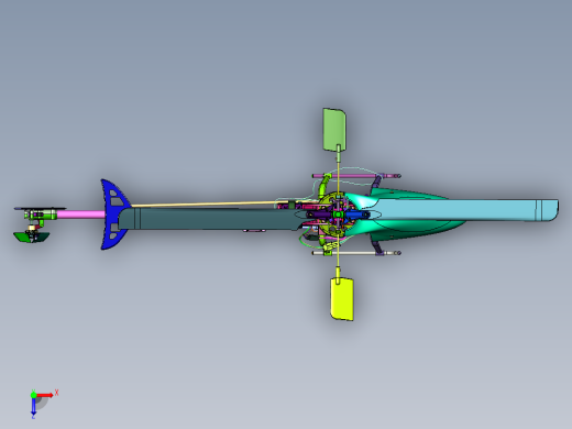 航模飞机飞行器玩具俯视缩略图
