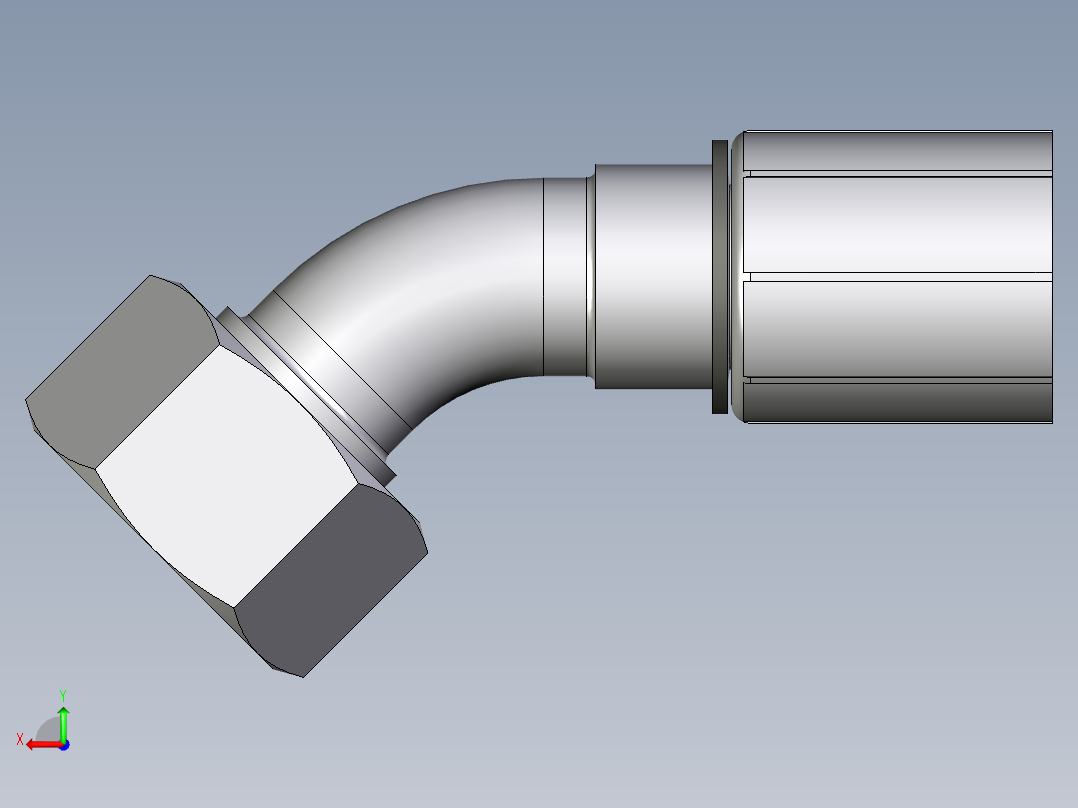 0C73系列-24°重型45°头后视图