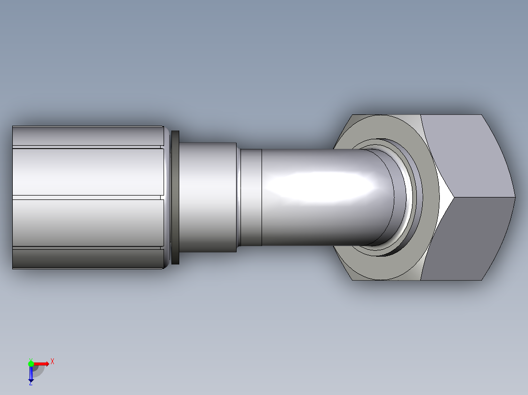 0C73系列-24°重型45°头俯视图