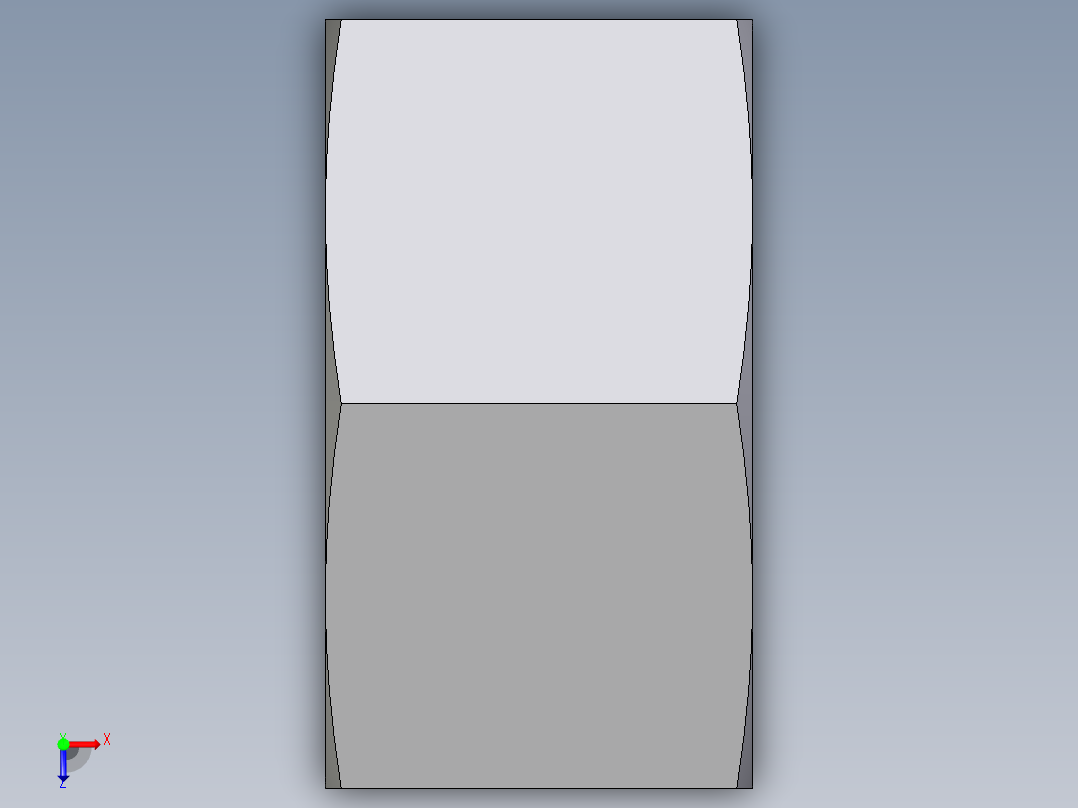 卡套式工业通用硬管接头EO_Nut_EO_24__Cone_end_M22LCFX俯视图