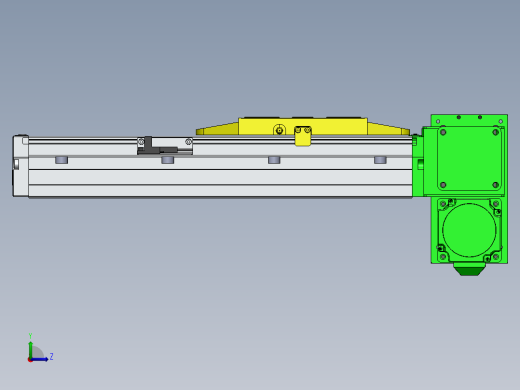 GTA内嵌同步带全封闭GTA12-RD-60步进左视缩略图