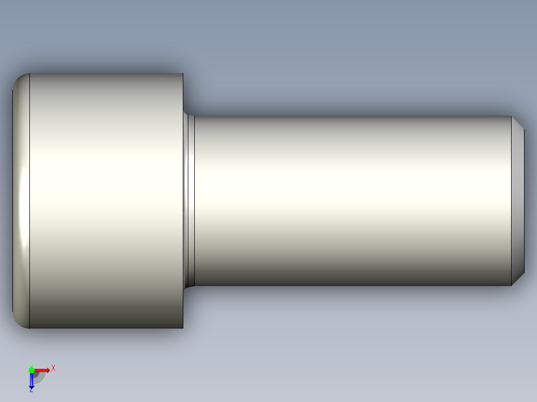 螺钉-DIN_912-M20x40.stp俯视图