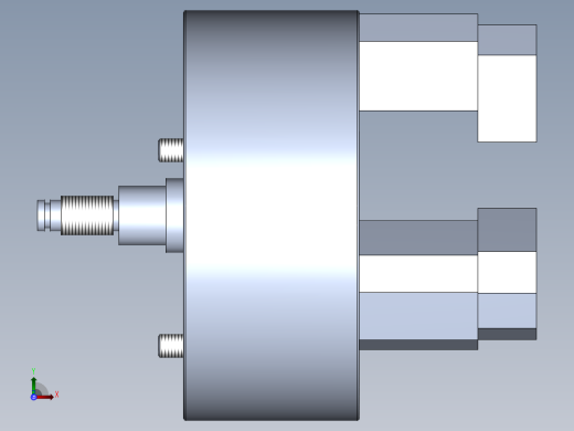 5种3J中实指形动力夹头模型596669==50前视缩略图